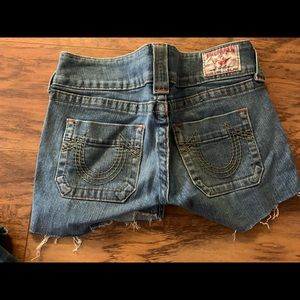 True religion jean American flag shorts